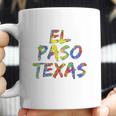 El Paso Gifts For Texans Colorful Texas City Coffee Mug