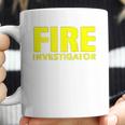 Fire Marshal Commissioner Firefighters Investigators Duty Coffee Mug