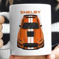 Ford Mustang Shelby Gt500 2020 2021 Twister Orange White Stripes Coffee Mug