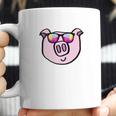 Funny Animal Piggy Face With Sunglasses For Pig Lovers Coffee Mug