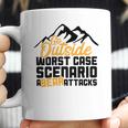 Funny Camping Go Outside Worst Case Bear Attacks Coffee Mug