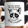 Funny Cat Kitten Grumpy-Face Cat Mom Cat Lovers Cat Owner Coffee Mug