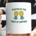 Funny Swinger Quote Upside Down Pineapple Phrase Slogan Coffee Mug