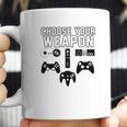 Gamer Choose Your Weapon Coffee Mug