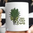 Girls Love Flowers Weed Drug Marijuana Weed Cannabis Coffee Mug