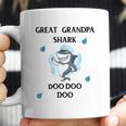 Great Grandpa Gift Shark Doo Doo Doo Coffee Mug