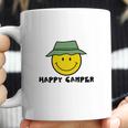 Happy Camper Camping Smiley Face Coffee Mug