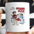 The Happy Fisherman Funny Coffee Mug