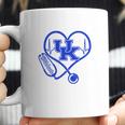 Heartbeat Love Kentucky Wildcats Nurse Coffee Mug