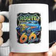 Hot Rod Route 66 Sign American Muscle Classic History Coffee Mug