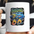 Hot Rod Route 66 Sign Coffee Mug