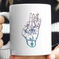 Illuminati Smoking Spliff Hand Stoner 420 Coffee Mug