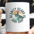 Jaws Amity Island Surf 1975 Yellow Heather Coffee Mug