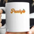 Just Peachy For Womens 70S Retro Summer Outfits Tops Peachy Graphic Coffee Mug