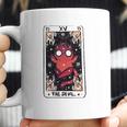 Kawaii Pastel Goth Art The Devil Tarot Cute Demon Cat Creepy Coffee Mug