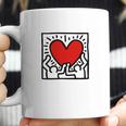 Keith Haring Heart Coffee Mug