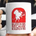 Krampus Christmas Believe In Him Occult Scary Folklore Coffee Mug