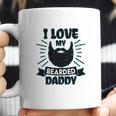 I Love My Bearded Daddy For Fathers Day With Grunge Infant Creeper Coffee Mug