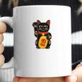 Magic Black Maneki Neko Money Beckoning Lucky Cat Coffee Mug