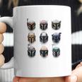 The Mandalorian Battle Worn Helmets Coffee Mug