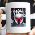 The Mandalorian Neon 80S Comic Cover Coffee Mug