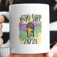 Mardi Gras Cozy Bernie Sanders Sitting Inauguration Funny Coffee Mug