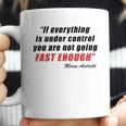 Mario Andretti Quote Coffee Mug