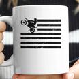 Motocross Braaap Vintage Usa American Flag Coffee Mug