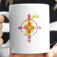 New Mexico State Flag Elk Hunting Zia Symbol Design Coffee Mug