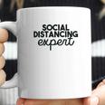 Nobrand Social Distance Expert Funny Social Distancing Humor Coffee Mug