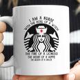 I Am A Nurse Starbuck Parody The Fire Of A Lioness The Heart Of A Hippie Coffee Mug