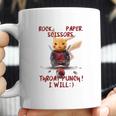 Pikachu Rock Paper Scissors Throat Punch I Will Coffee Mug