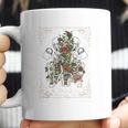 The Plant Lover Tarot Card Skeleton Skull Flowers Plants Coffee Mug