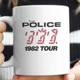 The Police British Rock Band 1982 Tour Coffee Mug