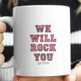 Queen Official We Will Rock You Pink Rock Gifts Coffee Mug