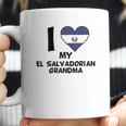 Really Awesome I Heart My El Salvadorian Grandma El Salvador Flag Baby Coffee Mug