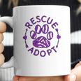 Rescue Adopt Animal Lover Love Cats Dogs Paws Print Lover Coffee Mug