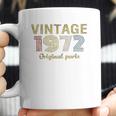 Retro Birthday Vintage 1972 Original Parts Coffee Mug