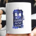 Ripple Junction Doctor Who Laugh Hard Run Fast Watercolor Tardis Junior Coffee Mug