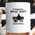 Sht Happens Classic Movie Coffee Mug