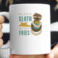 Sloth Who Loves Fries Funny French Fry Gift Coffee Mug