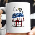 Snoopy Woodstock House American Flag 4Th Of July Independence Day Shirt Coffee Mug