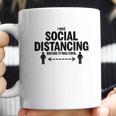 I Was Social Distancing Before It Was Cool Funny Missy Fit Ladies Coffee Mug