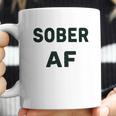 Soft Sober Af Ladies Sobriety Coffee Mug