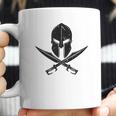 Spartan Helmet Crossed Swords Coffee Mug