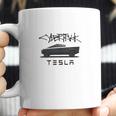 Tesla Cybertruck Truck And Logo Coffee Mug