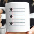 Three Hole Punch College Ruled Paper Costume Coffee Mug