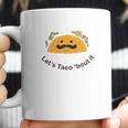 Trunk Candy Lets Taco Bout It Triblends Taco Gifts Coffee Mug