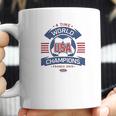 Us Soccer Fans 4 Time World Champs Soft Style Coffee Mug