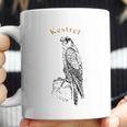 Vintage Kestrel Raptor Sparrow Hawk Art Coffee Mug